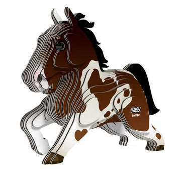 Puzzle 3D Horse (caballo) - Eugy