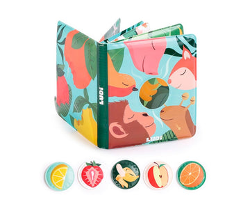 Libro de olores de frutas azul - Ludi