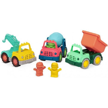Set 3 vehículos con muñecos Wonder Wheels