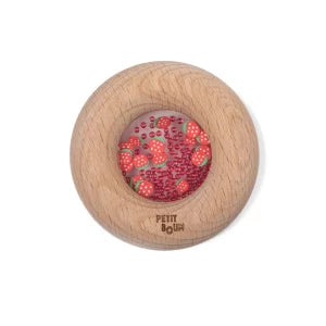 Donut sensorial de madera fresas - Petit Boum