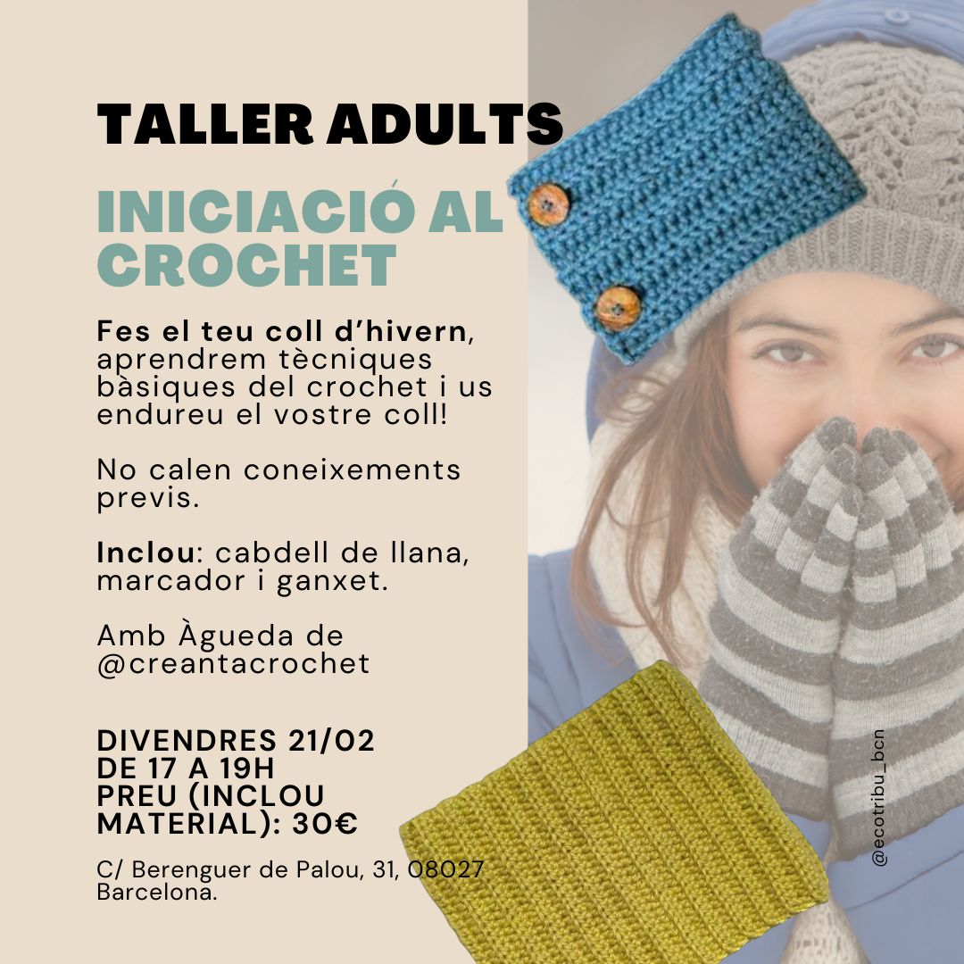 Taller d'iniciació al crochet: fem un coll