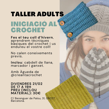 Taller d'iniciació al crochet: fem un coll