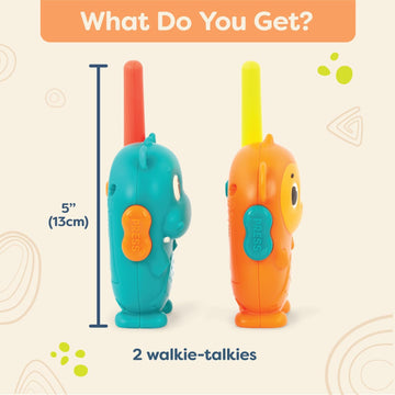 Walkie Talkie infantil Hippo&Monkey