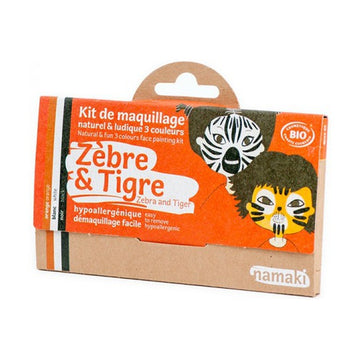 Kit de maquillaje Bio infantil Zebra y Tigre