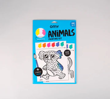 Kit para colorear con pintura incluida animales