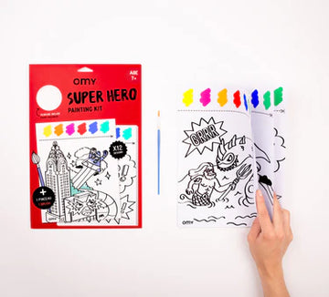Kit para colorear super héroes