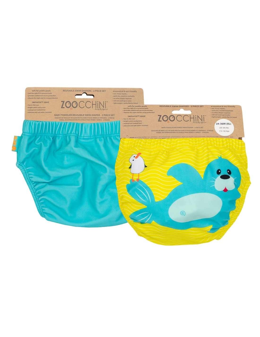 Pack 2 bañadores - pañal con protección solar