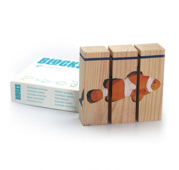 Blocks animales marinos - Nowordbooks